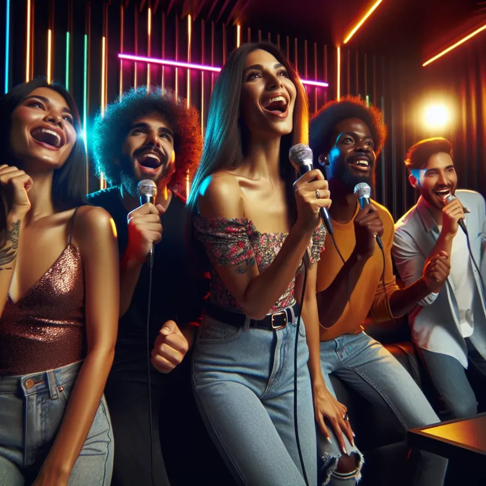 달토 가라오케: 친구와 함께, 마음껏 즐기는 자유로운 밤!